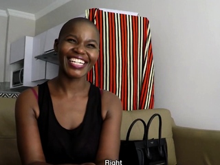 Attractive shaved head mannequin deep throats producers fats cock