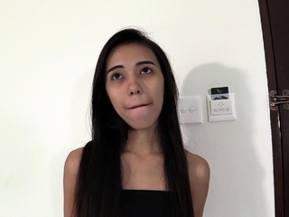 Flat chested Filipina hooker begs me to knock her up