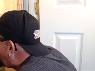 Gloryhole lover sucking earlier than using