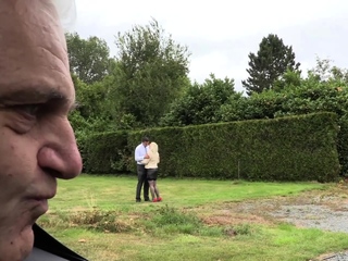 MARISKAX Tina will get fucked in entrance of a unclean outdated man