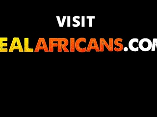 Novice African Couple in Home made Leak