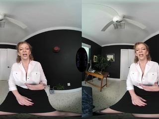 BBW chick with large boobs sucking dick