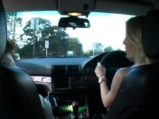 Gorgeous amateur blonde barmaid paid sex in public