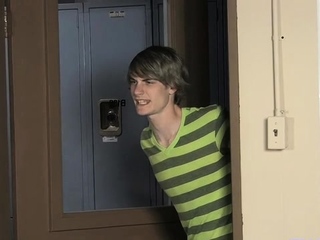 Teen gay man fucks his fairly buddy throughout college time