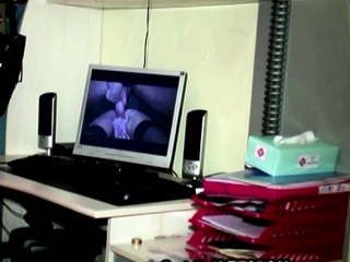 Ebony In Lingerie Gets Horny Watching Porn