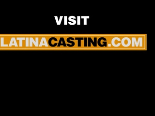 Fake Tits Latina  Genuine Deepthroat Casting