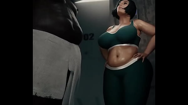 FAT BLACK Guys FUCK GIRL Massive TITS 3D Basic BUTCH 2021 KAREN MAMA