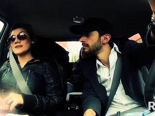 Voracious brunette bimbo gets nailed challenging