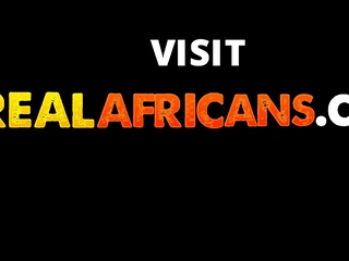 Young African Couple Sneaks Off To Fuck