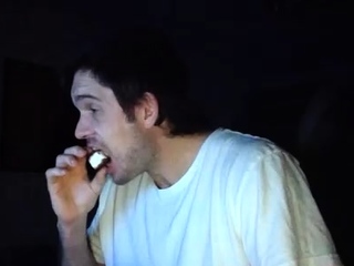 Horny gay hunk solo jerking enjoyable