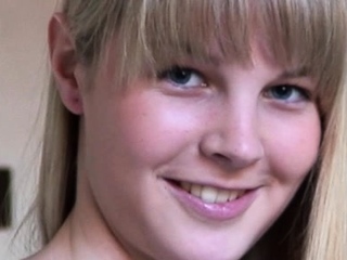 Inviting sweetie and giant phallus