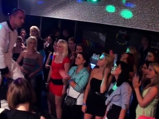 Strumpets discovered tiny dick in club