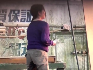 Asian babes peeing even though clothed