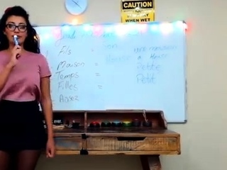 Brunette Solo Webcam Masturbation