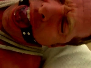 Cute muscular guy Derek tied up and gagged