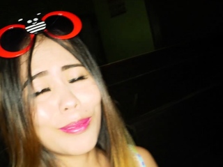 Hairy pussy amateur Thai teen POV sex