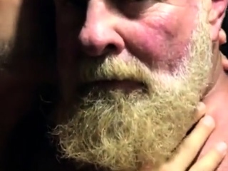 He resists getting kissed….a bit