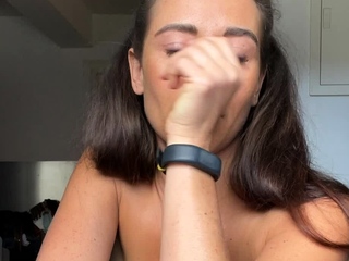 Homemade amateur webcam babe masturbating