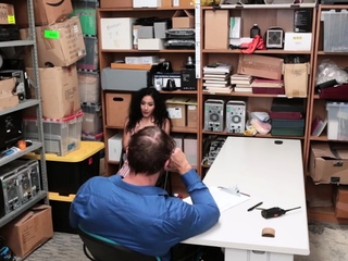 Latina employee strips searched then fucked by retailer officer