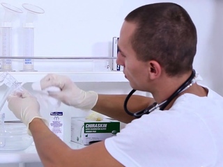 Sinful brunette chick El Storm fires up a python