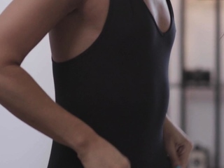 Trans goddess sucked ahead of kitchen sex in erotic couple