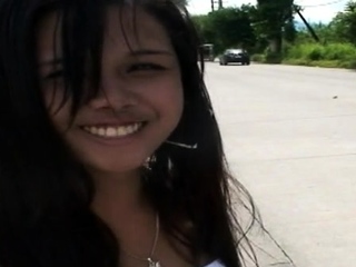 Good searching brunette Jessica and major huge dangler