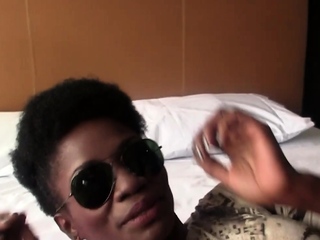 Outstanding Ebony Tits Place On All Fours