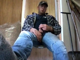 Str8 bear daddy stroke at operate