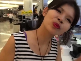 Vigorous brunette oriental Nana’s cooter is rammed tough