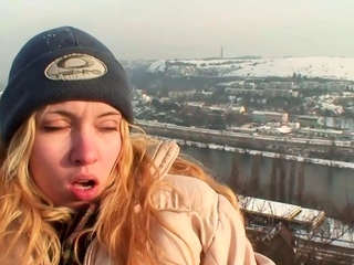 Actual Czech Teen Street Whore No Condom Outside Sex for Money