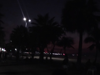 Excellent evening stroll and awesome handjob