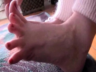 Foot Fetish, Major Boobs, Blonde, Slave, feet