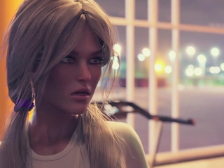 Huge tits 3D teen blowjob on large BBC