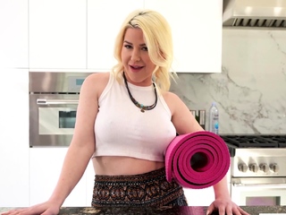 Stepson rewarded by major boobed MILF mom