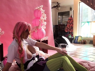 Amateur redhead masturbates then provides a blowjob