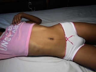 Amateur teen ladyboy POV blowjob and ass fucked