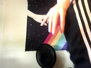 Amateur Webcam Teen Flashes Masturbates