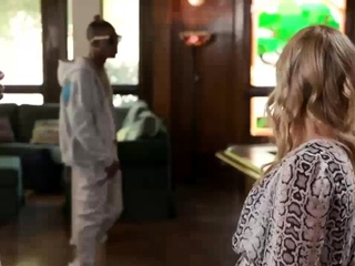 Busty blonde milf ashley downs fucks large cock