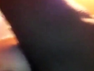 Girl coming on a tough black dick