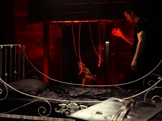 My associate’s daughter sex slave and bodybuilder bondage Po