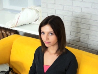 Pleasant brunette hair rose enjoys donga