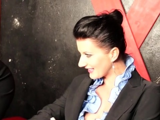 Pole penetrated tight vag of attractive perfection Celine Noiret