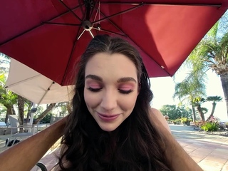 VR BANGERS GF Outside Sex Knowledge With Lily Lou