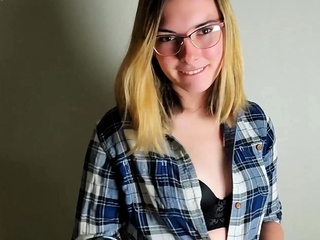 Amateur college teen blowjob and anal