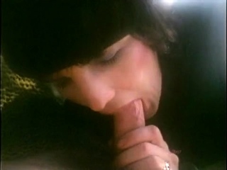 Busty brunette slut enjoys intense amateur pov blowjob