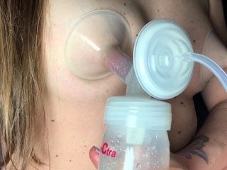 Busty brunette toys her pussy on cam