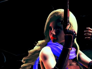 Close up pussy shot on a hot busty