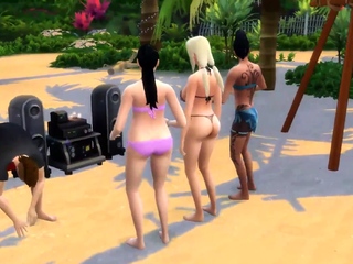 Foxy 3D Superwoman bounces up and down on a cock