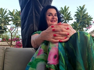 Gorgeous Brunette Foot Fetish