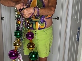 Huge boobs milf masturbates with her dildo